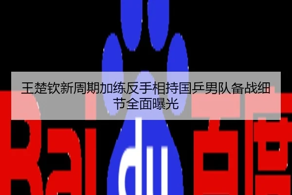 王楚钦新周期加练反手相持国乒男队备战细节全面曝光